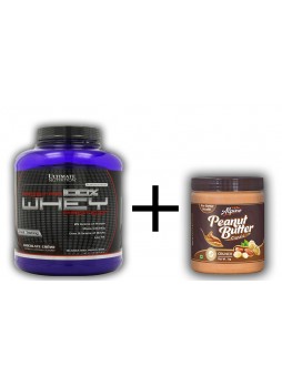 Ultimate Nutrition Prostar 100% whey protein 5.28 lbs + Alpino Classic Peanut Butter Crunch 1kg